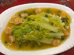 鲜虾扒白菜-玉华台饭庄(裕中西里小区店)