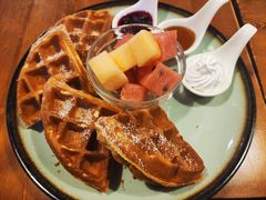 新鲜时令水果蜂蜜松饼-雕刻时光·无国界料理西餐厅(五山店)