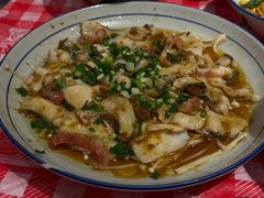 麒麟酱蒸鱼片-荆九爷爆炒桥头三嫩(夫子庙店)