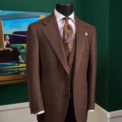 点击看大图 -怒马会 全麻衬西装高级定制