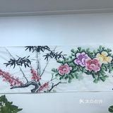 D6上午 欣赏办公室新添的装饰