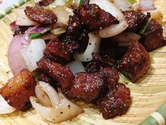 牛肉粒-丁记盐蘸牛肉·新杭菜(河东路店)