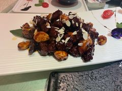 黑蒜子牛肉粒-陆壹捌餐厅(五大道店)