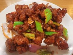椒香虾仁爆鸡球-陈傻子餐厅(世纪都会店)