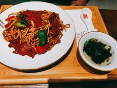 沙茶培根肉酱面-奎元馆(市民中心店)