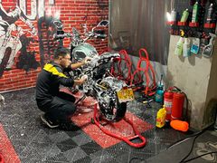 -摩道团机车工坊 摩托车维修 精洗店