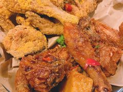 炸鸡翅一半一半-富乐满韩国正宗炸鸡韩国料理(虹泉路店)