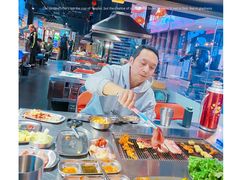 自助取餐区-马路牙子地桌烤肉(工体店)