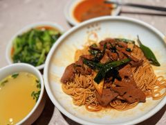 爆炒厚切猪肝干挑面-松鹤楼面馆(中洲湾店)