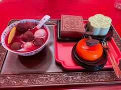 荔枝杨梅妃子饮-萬春金福下午茶(故宫店)