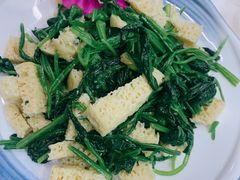 菠菜拌面筋-品回味清真西北楼(宁波首店)