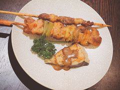 煎鳕鱼排+烤肉串-杭州西溪宾馆-松露西餐厅