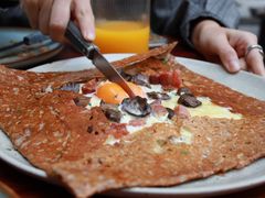 鸡蛋蘑菇熏肉荞麦可丽饼-RAC BAR(安福路店)