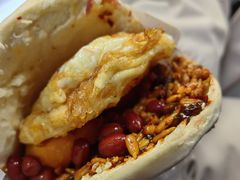 蛋菜夹馍-老马家马蓉蛋菜夹馍·腊牛肉夹馍(回民街店)