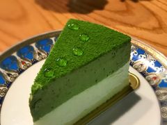 抹茶双重芝士蛋糕-The Flowers Coffee(南山店)