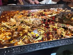 -东来菜馆•手抓海鲜家常菜•海鲜锅贴(鸽子窝店)