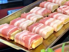 五花肉包浆豆腐-秦炉烤肉(财富中心店)