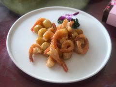 香梨脆皮虾-清华大学-观畴园餐厅