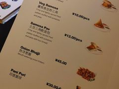 菜单-Bombay Grill印度餐厅