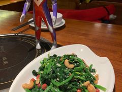 小叶菠菜拌双仁-黑鸡小馆(金源店)
