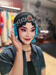 -胭脂猫京剧摄影