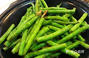 Shrimp Paste Baked Green Beans
