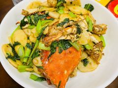 白蟹炒年糕-红灯笼龙凤饭店(宁波老字号店)