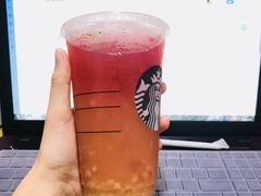 冰摇桃桃柠香茶-星巴克(福州长乐长山湖分店)