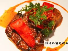 辣味低温碳烤牛舌-弦月窗LUNETTE BY AMANDA(复兴路店)