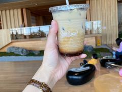 栀子花梨香拿铁-Seesaw Coffee(朝阳大悦城店)
