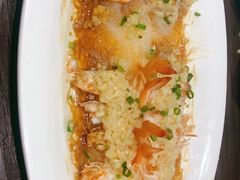 蒜蓉开边蒸虾-周锦记广式餐厅(格林生活坊2期店)