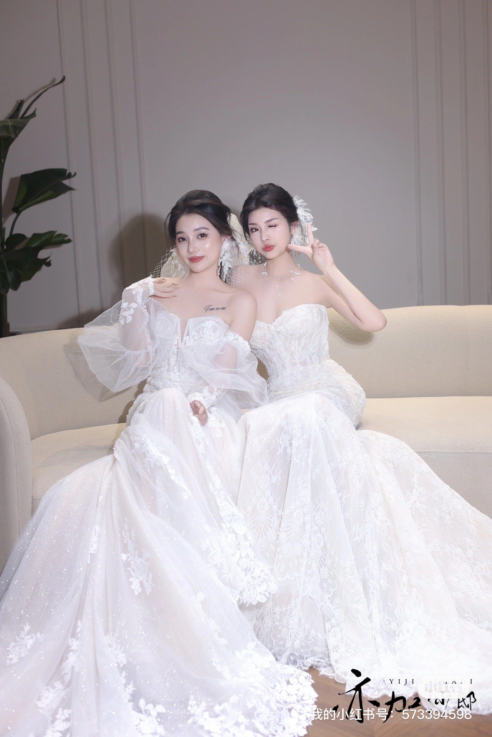 总要和姐妹拍一次婚纱照吧