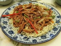 黑椒牛柳丝炒面-海王老记