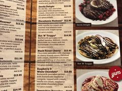 菜单-Pancakes on the rocks(Darling Harbour)