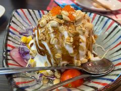 温泉蛋爆浆土豆泥-仙隐小鹿中华料理(南宁万象城店)