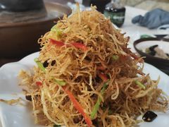 香辣土豆丝-福寿斋·老北京铜锅涮肉·烤鸭(顺义总店)
