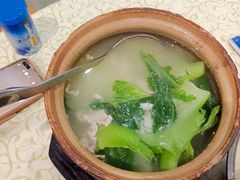 咸蛋芥菜肉片汤-禄源公·老莞诚饭店