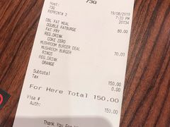 账单-FATBURGER 特富客汉堡(外交公寓店)