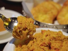 清炒蟹粉黄油酥饼-杭州西子湖四季酒店·金沙厅