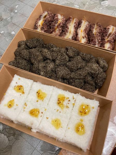 南大门韩糕(春熙路店)-"桂花糕,和想象中的口感不一样,居然也是糯.