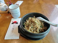 大蒜牛肉炒饭-笑福亭料理小馆(解放碑店)