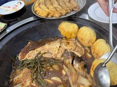 -北京龙庆四季香农家饭庄·灶台鱼·碳烤虹鳟鱼(龙庆峡店)