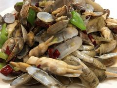 辣炒花蛤-宾朋海鲜特色美食餐厅·纯手工鲅鱼水饺(兴海路店)