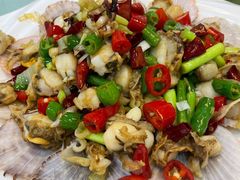 葱爆威海扇贝-郭姐·威海渔村(黄兴路店)