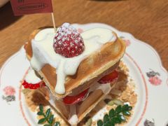 草莓芝士华夫饼-捌川(武汉天地壹方购物中心店)