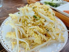 凉拌白菜心-闻道食府烙饼卷带鱼(原车耳营店原大觉寺店)