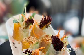 Mango Fish Spring Rolls