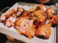 绿茶葱香烤鸡烤肉合拼-绿茶餐厅(松江万达店)