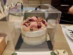 日式白桃淡奶油蛋糕-小苍兰风铃草蛋糕甜品(沈阳店)
