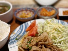 生姜烧定食-咲来